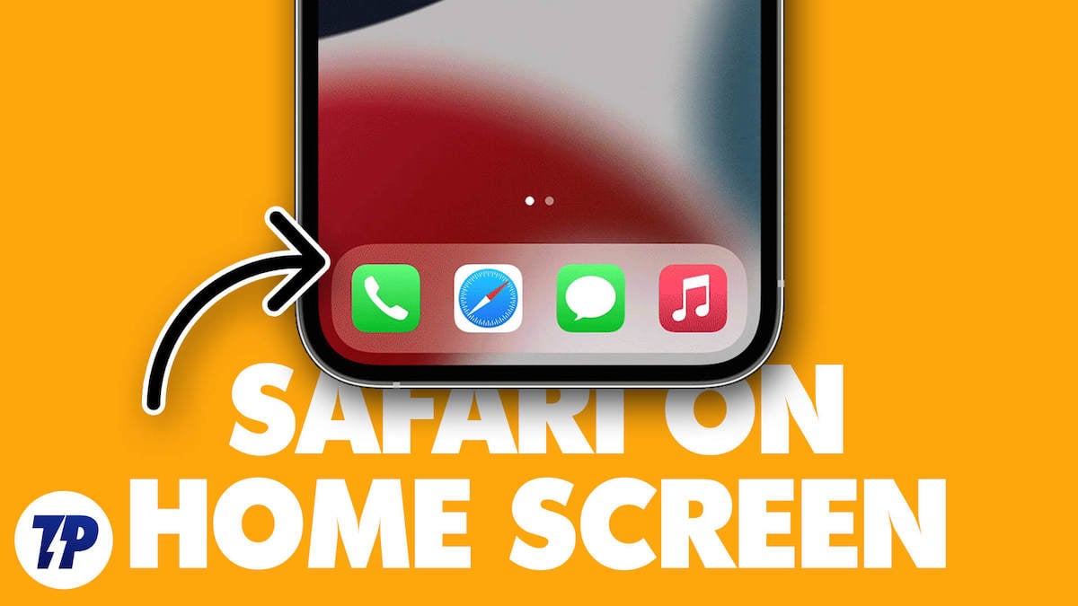 Add safari to home screen on iPhone