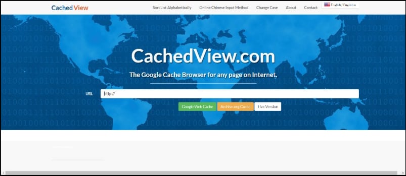 cached pages