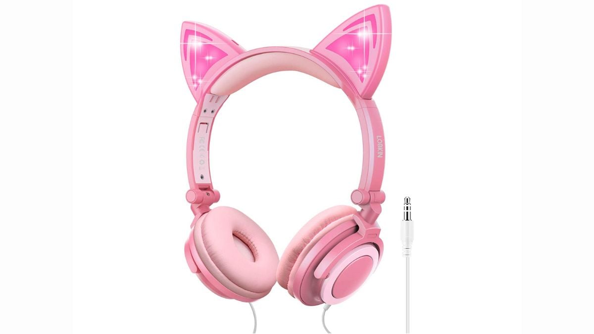 lobkin foldable wired over ear kids headphone