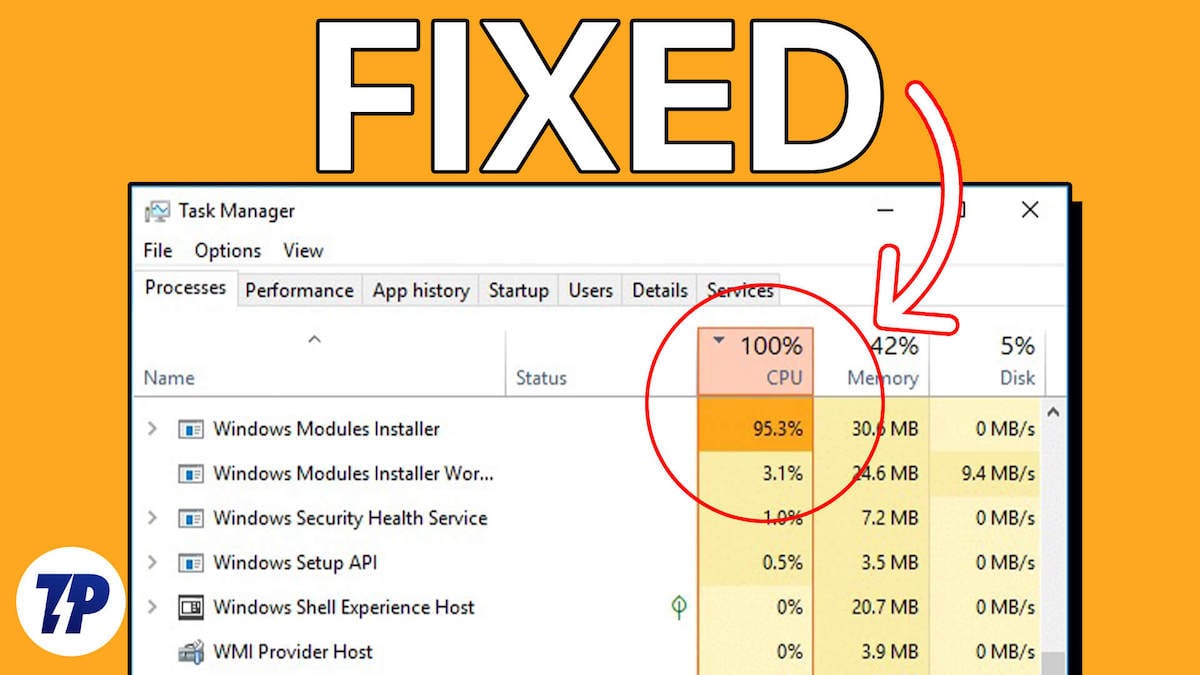 Windows Modules Installer Worker High CPU Usage Fixed